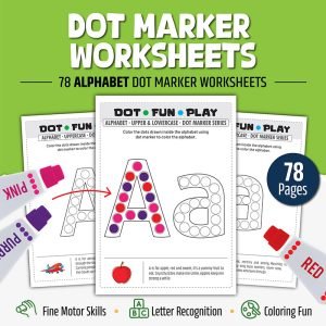 Alphabet dot marker
