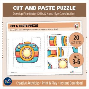 Cut and match puzzle